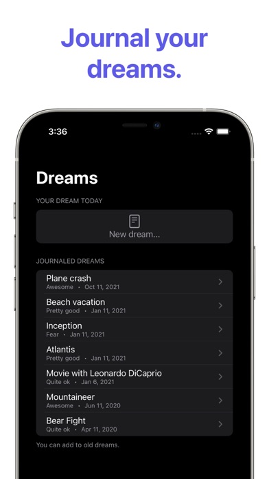 Dream Journal: DreamLog — preview 1
