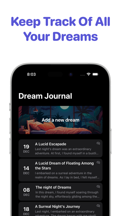 DreamLog - Journal & Analyzer — preview 1