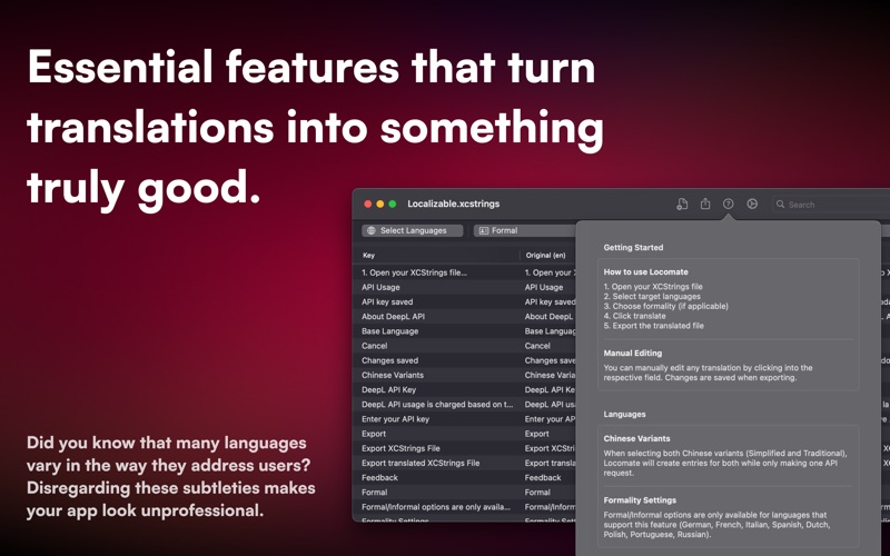 Locomate - App Localization — preview 3